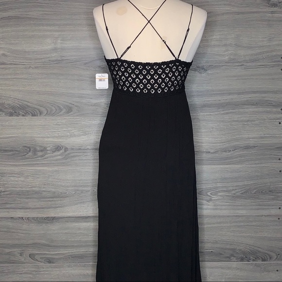 Free People One Adella Maxi Slip Dress Size Small - Picture 3 of 9